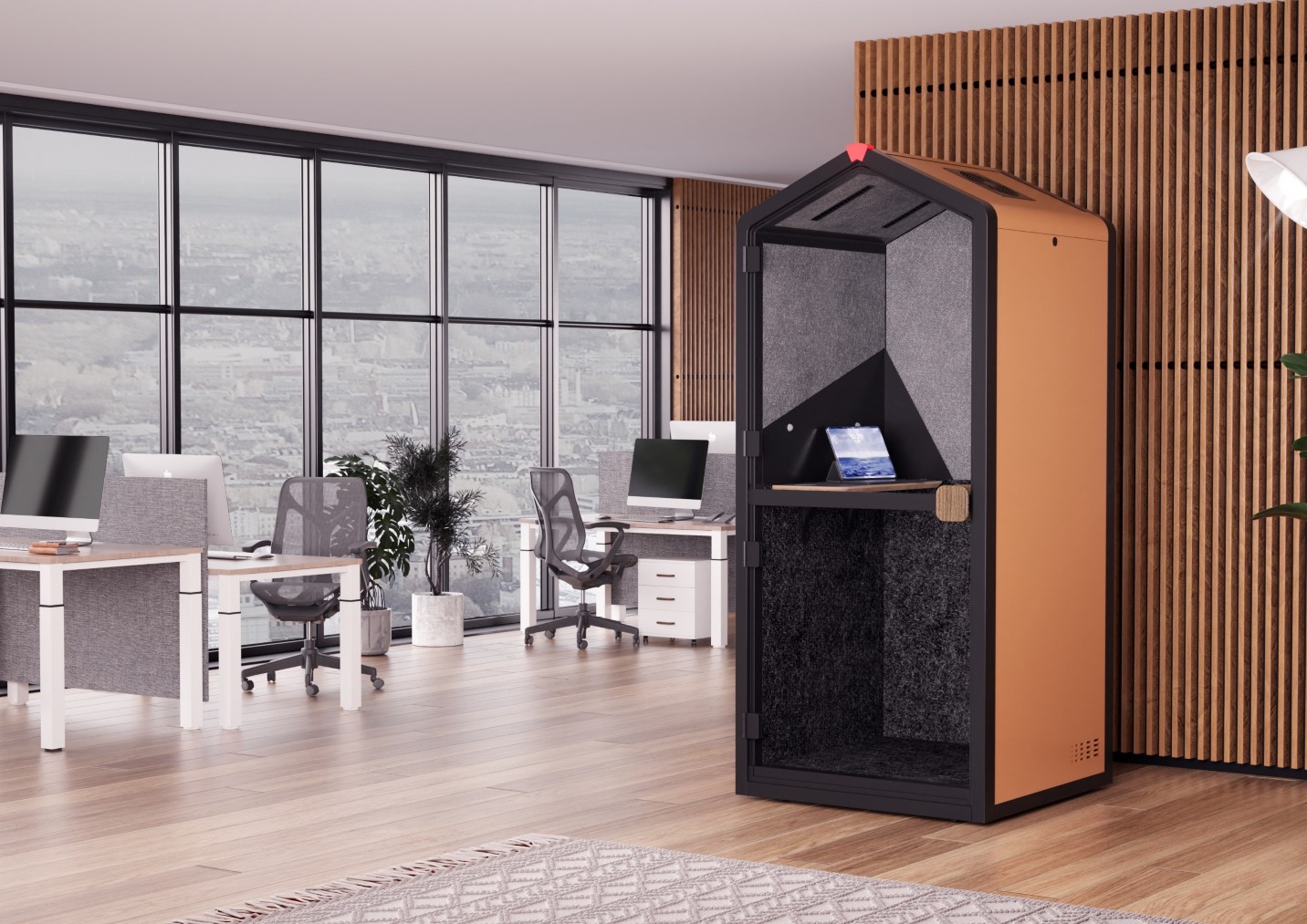 Akustična kabina u prostoru